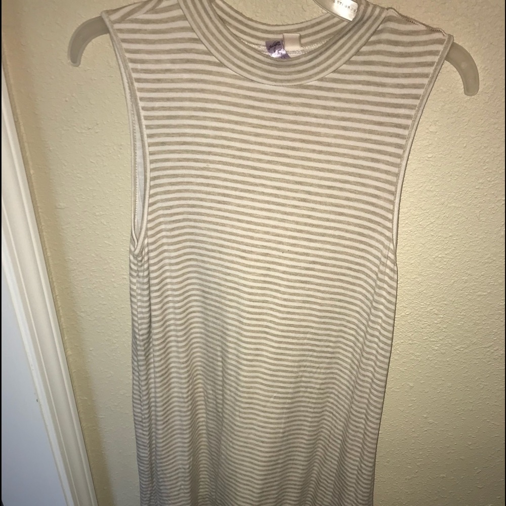 Striped sleeveless dress from Francesca’s!